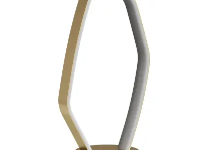  Vallerosa LED table lamp in brass 3D model