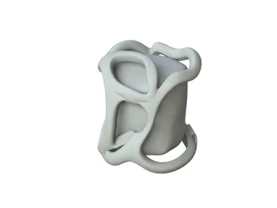 SciFi Shape Object Low Poly 13 Low-poly 3D model
