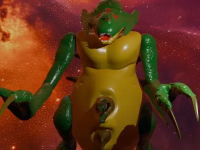 Kraid Low-poly 3D model