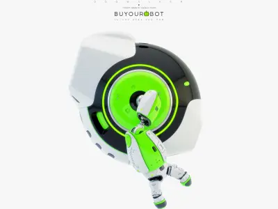 Dog walker IV bot 3D model