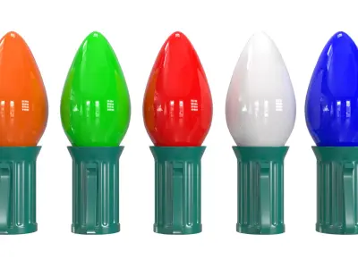 Christmas Light PBR 3D model