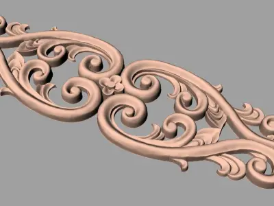 CNC 3D relief design STL format file used for artcam aspire E725 3D model