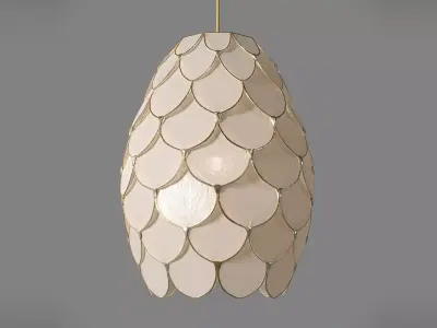 Phillipa Capiz Pendant 3D model