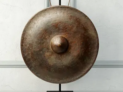 Bronze Gong Collection 3D Model Pack