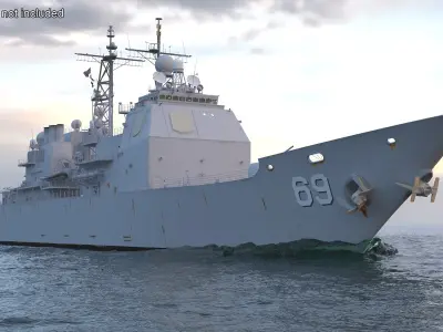  US Navy Destroyer USS Vicksburg CG-69 