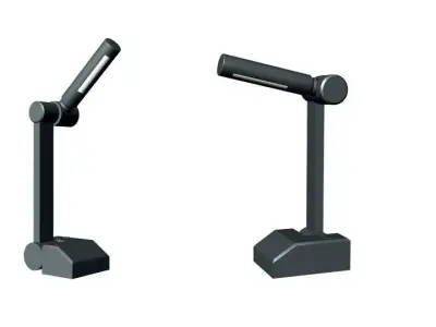 Lampshade Rotating Low-poly 3D model