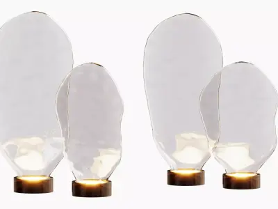 Table lamp Lamp F69 3D model