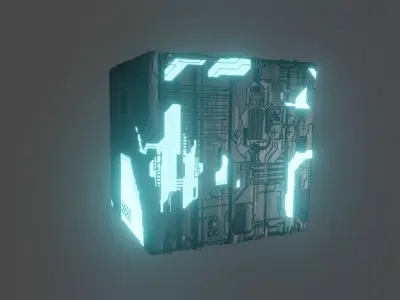 Space Cube 3D model