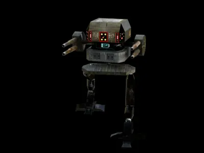 Battle Droid Low-poly 3D model