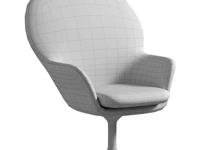 Adore armchair by Natuzzi 3D model