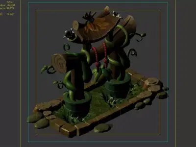 City - Flower Shop 2 3D model