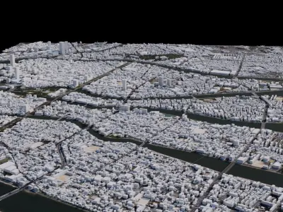 Hiroshima - Japan 3D model