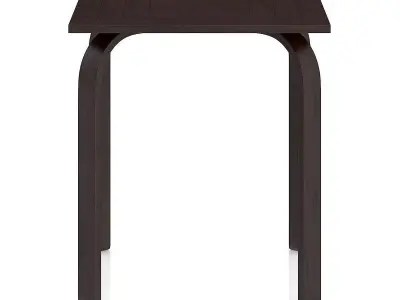Dark Wooden Table 3D model