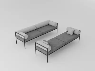 Exterior Sofas  3D model