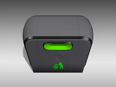 Renew Smart Trash Can Low-poly 3D model