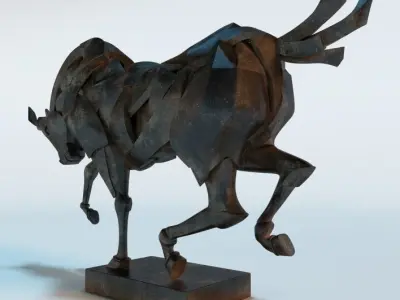 Horse Statue 3D model purchase