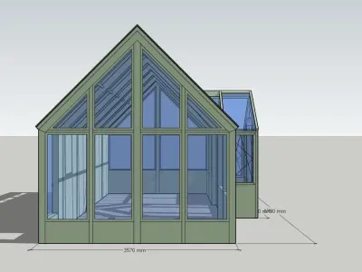 Greenhouse 3D model 2
