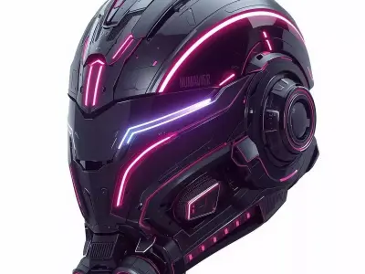 Cyber And Industrial Tactical Helmets 3D Models Pack