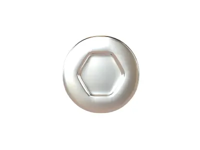 Screw v9 002 Low-poly 3D model
