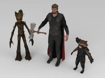 Thor Infinity War 3D model