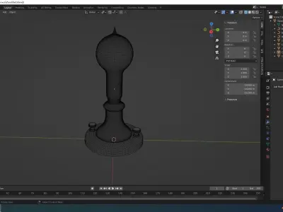 Edison bulb 3D model