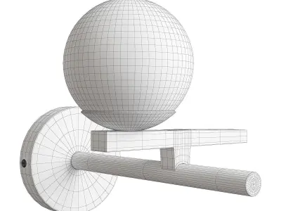 LIBRA WALL Low-poly 3D model
