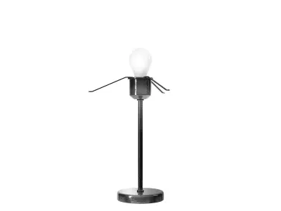 Allory Metal Table Lamp Low-poly 3D model