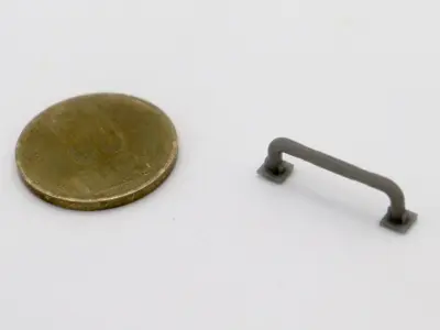 HO Set of 2 parking space barrier 2 train model  3D print model