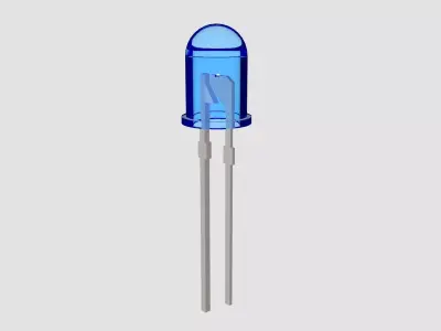 LED Electronics Component Free 3D Model Free 3D model