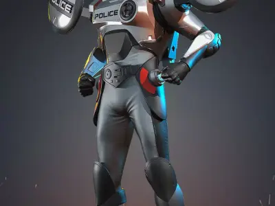 Cybercops Saturno 3D model