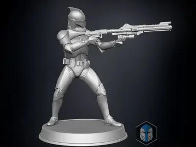 Clone Trooper Figurines - Defenders 3D print model
