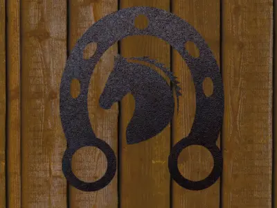 Wooden Cowboy Bar Doors Low-poly 3D model