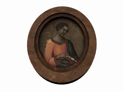 picture medieval Low-poly 3D model