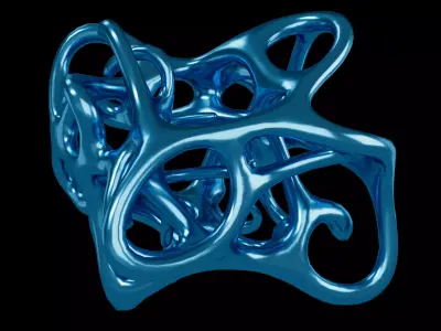 Abstract Shape v39 005 Low-poly 3D model