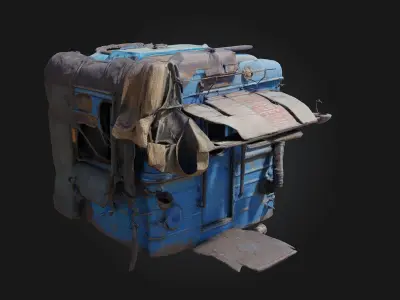 Desolate Refuge  Shelter in the Shadows 3D model