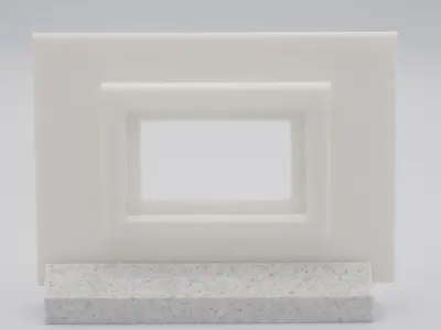 Functional Hooper window style multi-color  3D print model