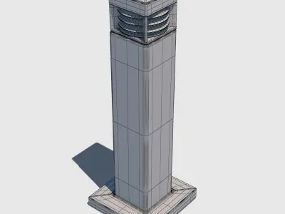 Bollard Light-3D Scan 3D model