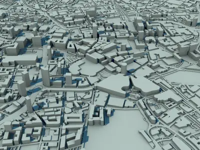 Birmingham City England United Kingdom 3D print model