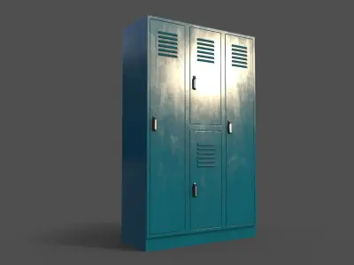 PBR School Gym Locker 05 - Multi color Pack
