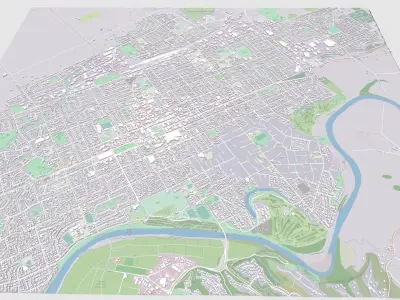 Cityscape Beer Sheva Israel  3D model