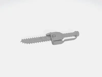 Fallout 3 Ripper Saw tactical wargaming 3D print model