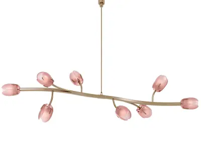 LELLE L series track light Low-poly 3D model