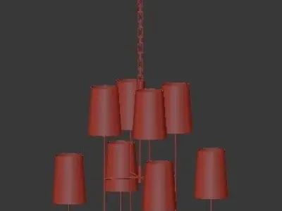 Untitled fairmont light chandelier 3D model