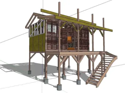 Creative Design-Holiday Cabin-046 3D model