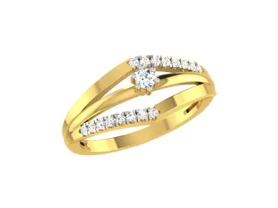 Women Ring  Render 3dm STL OBJ FBX Details 3D print model 272