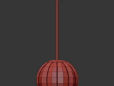 Curved  3D model