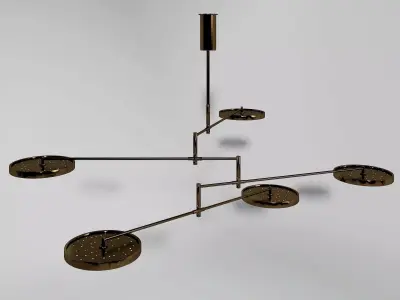 holly hunt lamp Low-poly 3D model