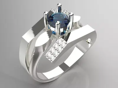 jewelry ring jr00171 3D print model