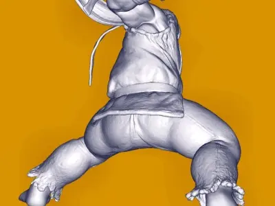 Ken Street Fighter 3D print model