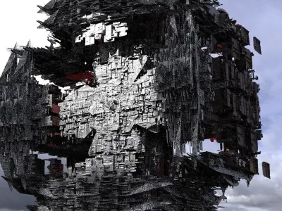 New Kowloon Mega City 4 3D model